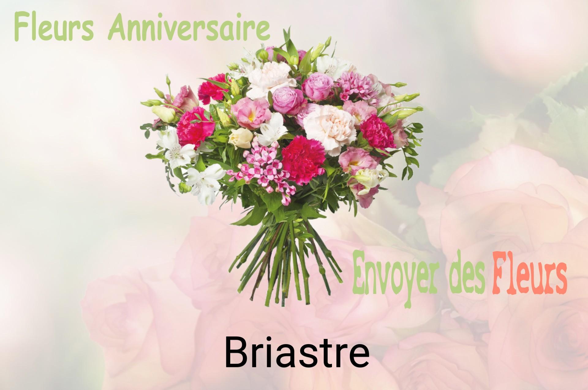 Bouquet de fleurs d’anniversaire livré à Briastre